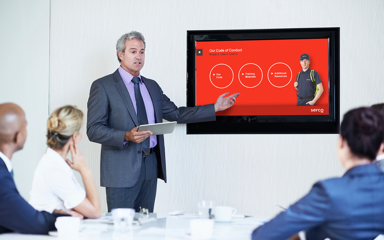 Serco training demonstration