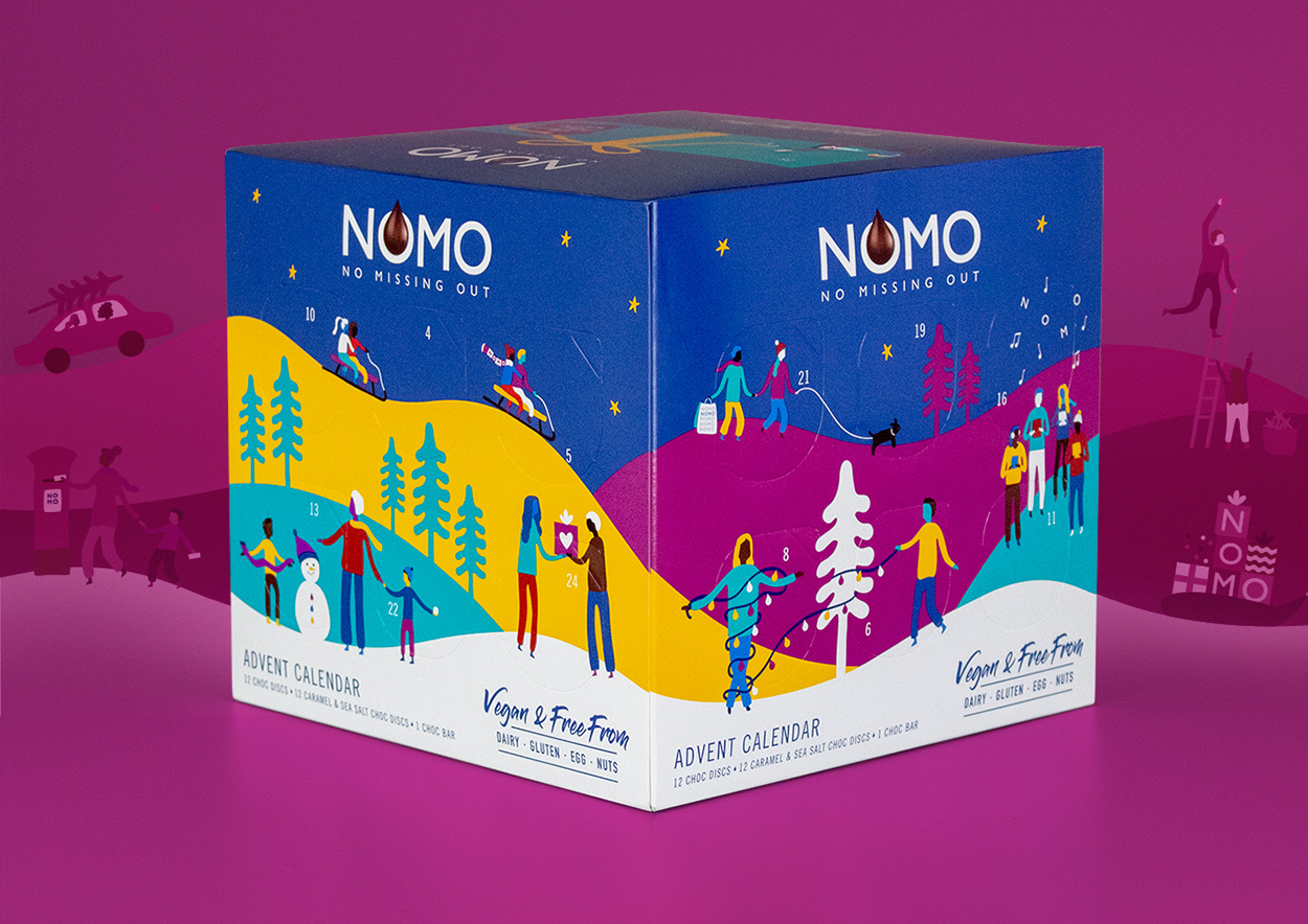 Nomo holiday chocolate pack